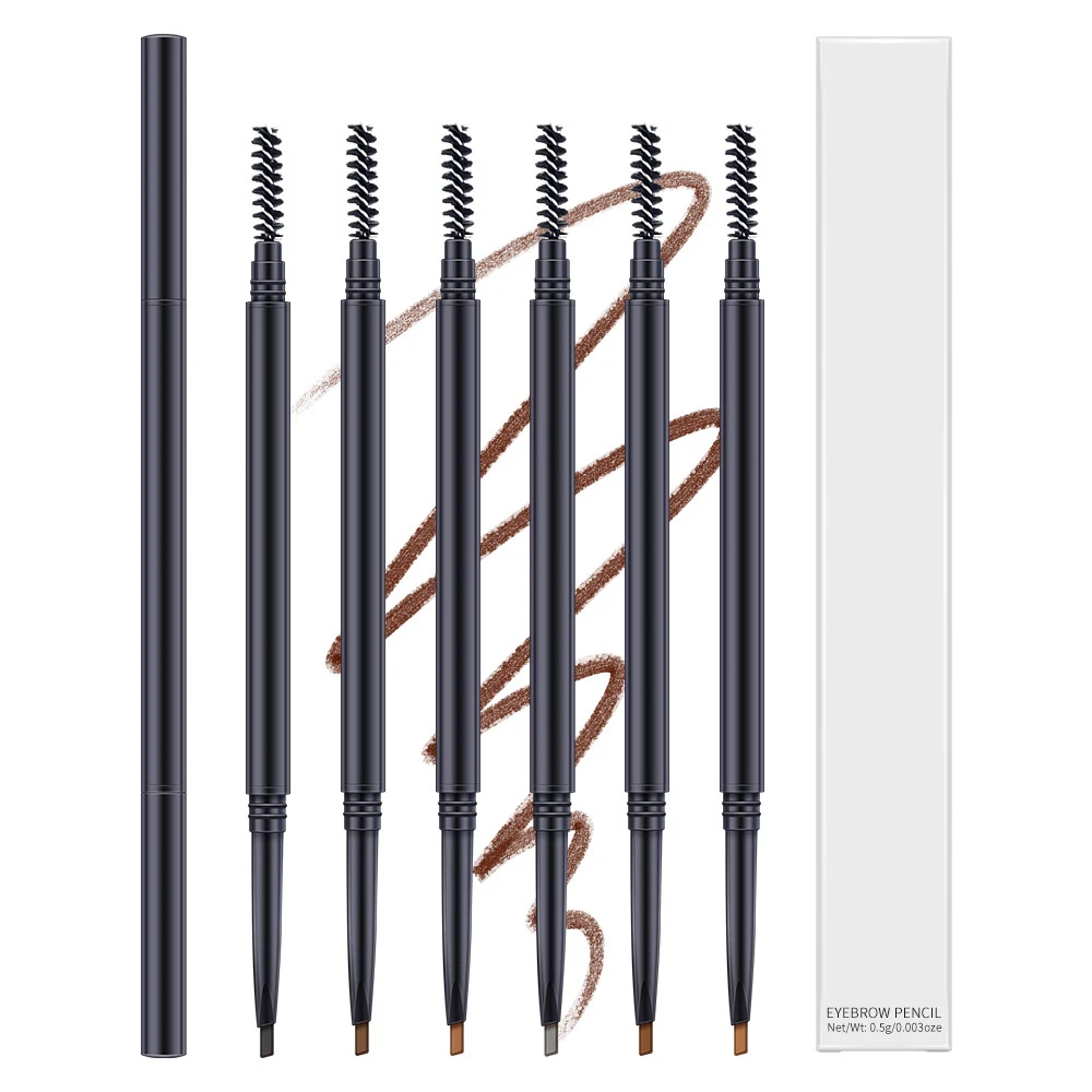 

Double-headed Eyebrow Pencil Private Label Anti-smudge Natural Three-dimensional Long-lasting Sweat-proof Custom Logo Makeup