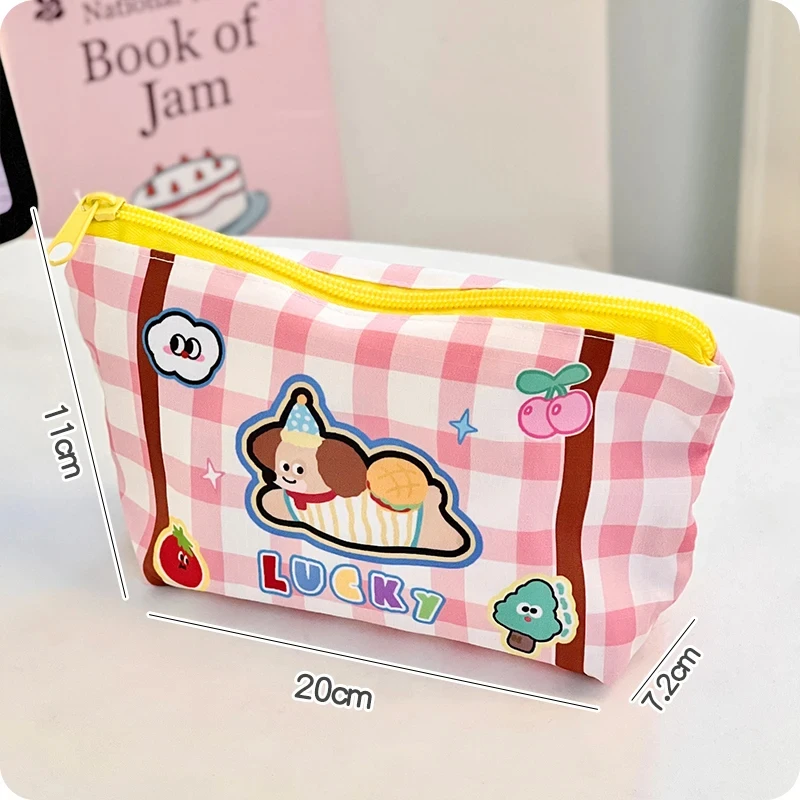 Cute Travel Storage Bag Large Capacity Waterproof Cartoon Portable Clothes Underwear Shoes Luggage Storage Bag With Zipper