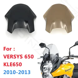 For KAWASAKI VERSYS 650 KLE650 KLE 650 2010 2011 2012 2013 Motorcycle Sport Airflow Windshield Windscreen Wind Deflectors Black