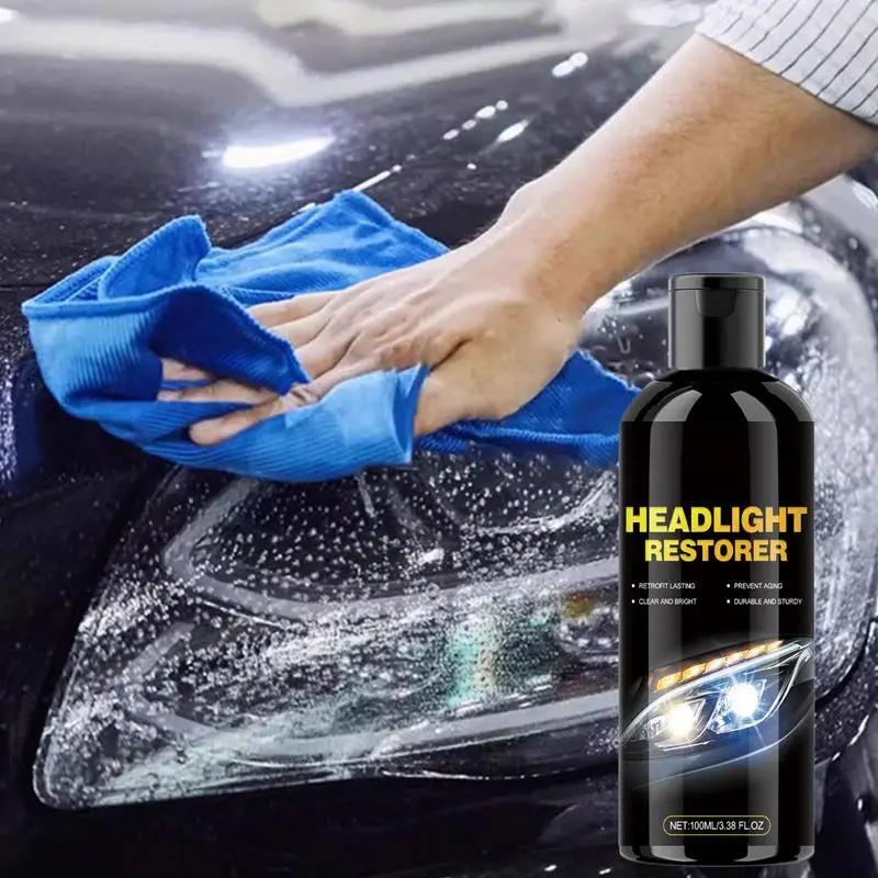 

Headlight Cleaner Headlight Restoration Polish Cleaner Efficient Car Restore And Protect Headlight Restoration For Lenses