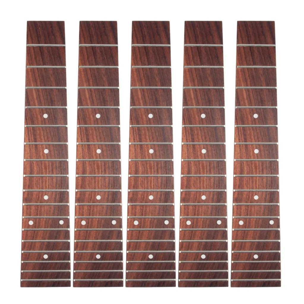 LOOK 23'' Ukulele Fretboard Rosewood Fingerboard  W/ 18 Frets Fretboard For Concert Ukulele Repair New 1/5/10 PCS