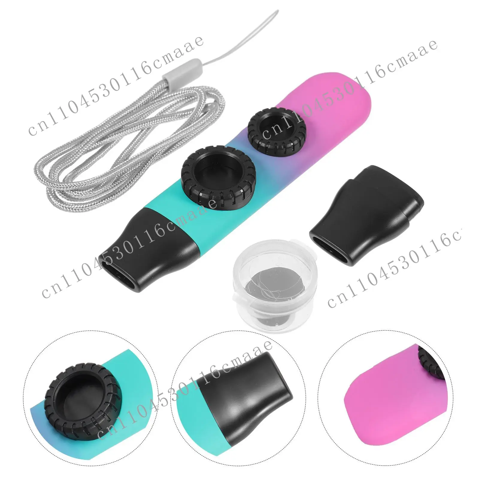 

New Dual Hole Plastic Material Compact Portable Children's Musical Instrument for Home Performance