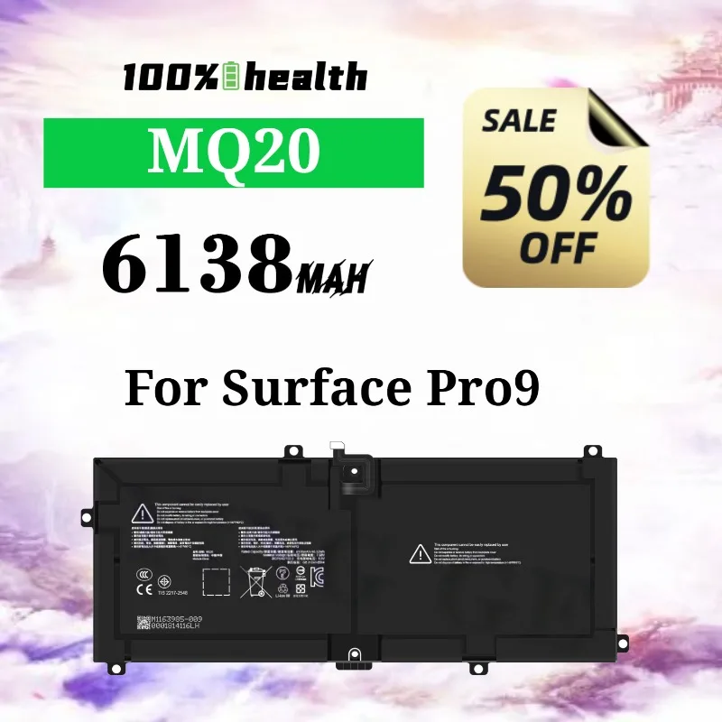 

MQ20 6138mAh Laptop Battery for Microsoft Surface Pro 9 Lithium Rechargeable Battery
