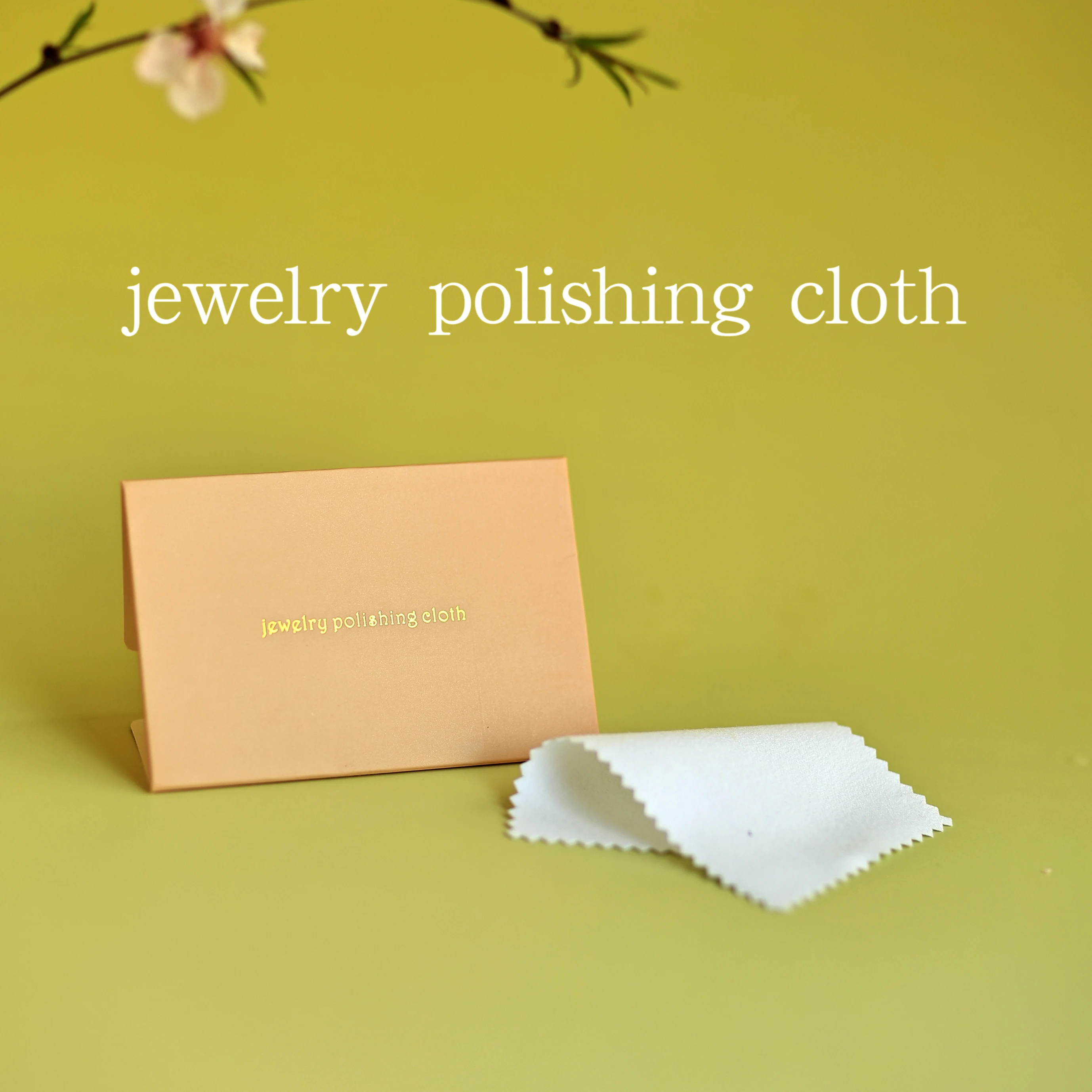 Gold Jewelry Polishing Cloth for Pendant Necklace Bracelet Silver Cleaning Tool - Soft Microfiber Jewelry Care Accessory