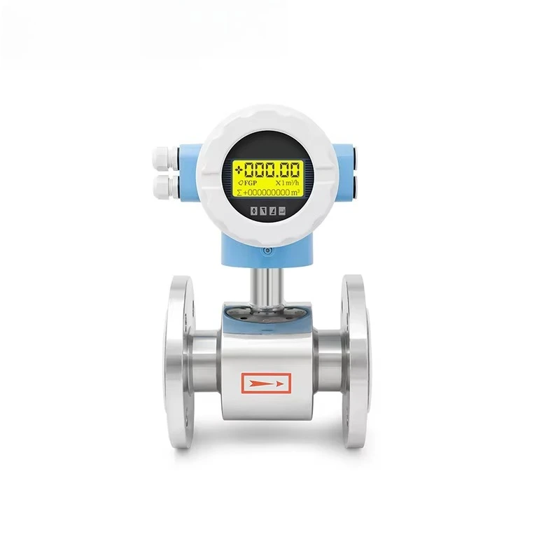 Electromagnetic Flow Meter 125mm Stainless Steel Anti-interference for Food Industry OEM Customizable