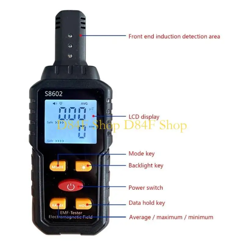 D84F Emf Meter 3-In…