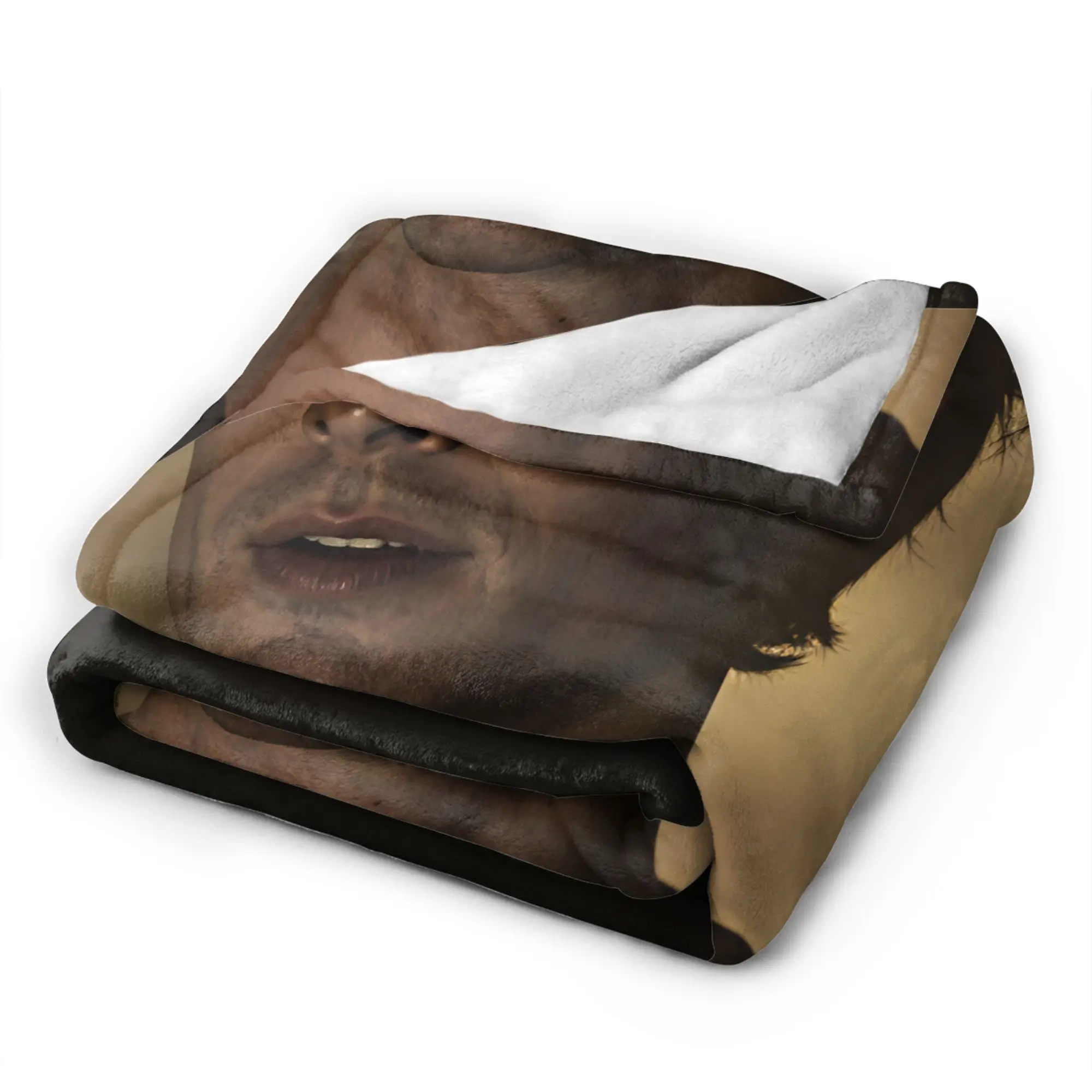 Soft Throw Blanket Picnic VIKAMA Vampire Diaries Damon Portrait Blankets  Flannel Bedspread For Outdoor Aesthetic Sofa Bed Cover