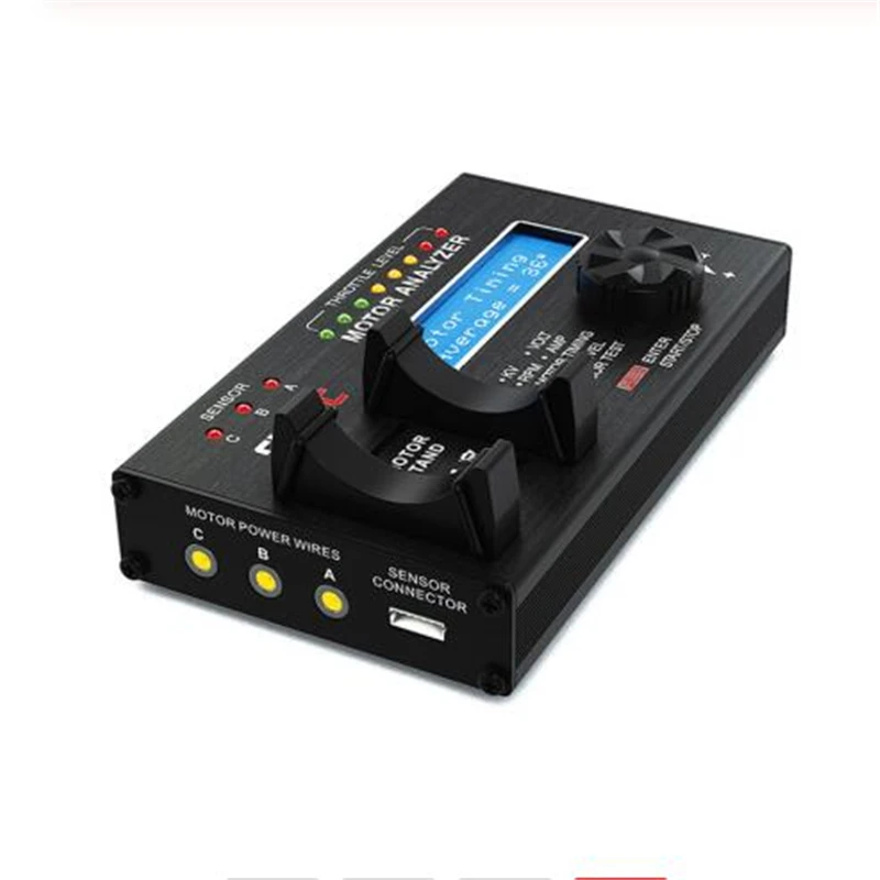 SKYRC BL motor analyzer SK-500020 brushless motor KV current voltage speed rpm noise level hall sensor effect checker