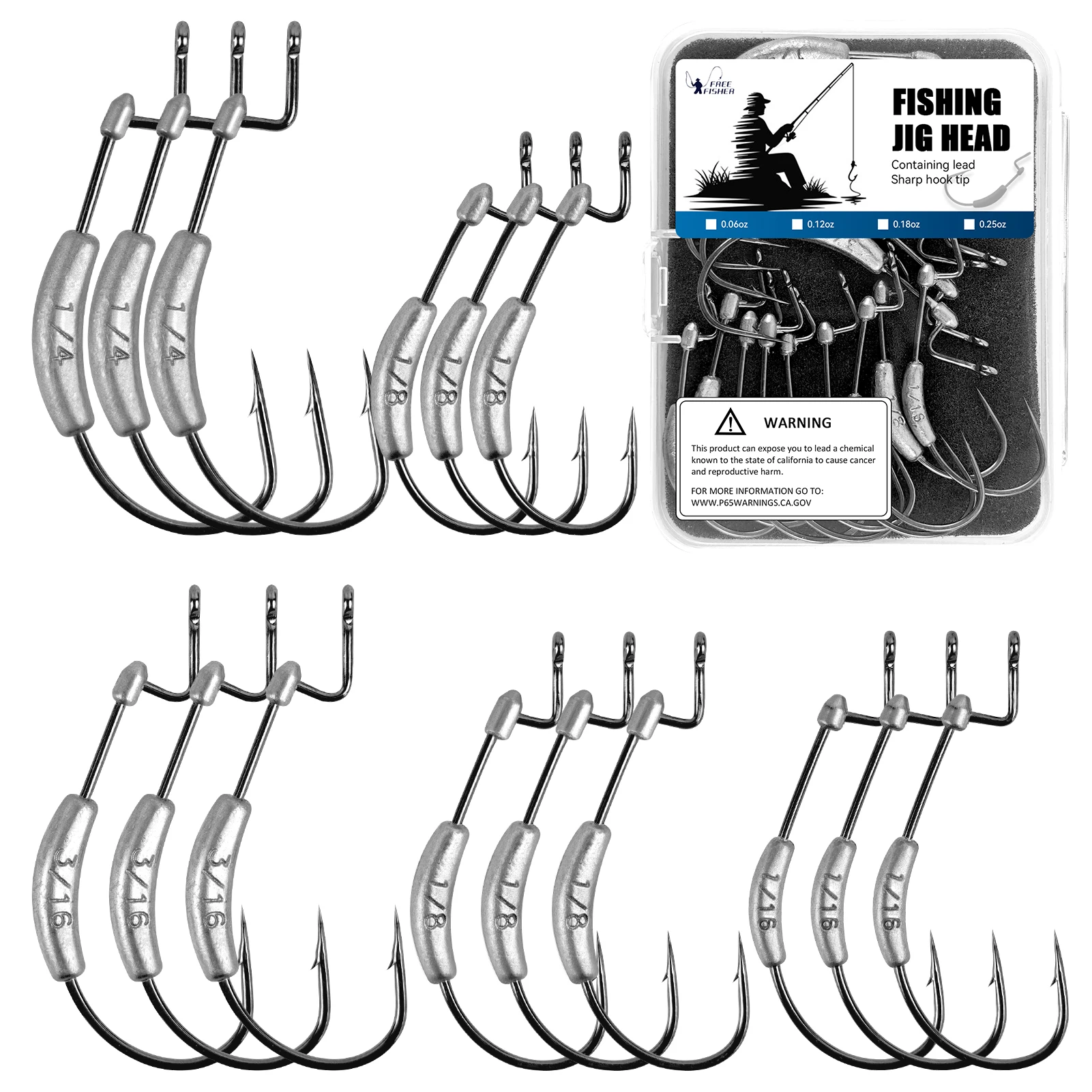 FREE FISHER Anzuelo Swimbait con peso y retenedor cebo – crank - imagen 2