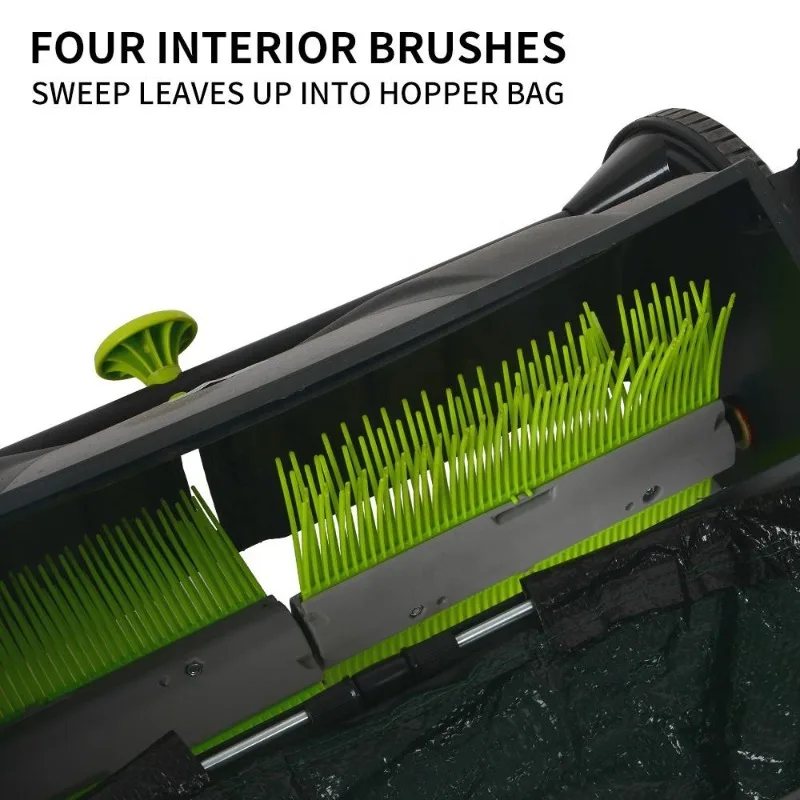 Manual Hand Push Leaf Collector, Multifunctional Lawn Sweeper Outdoor Cleaning Tool For Garden Yard Leaf And Debris Collection