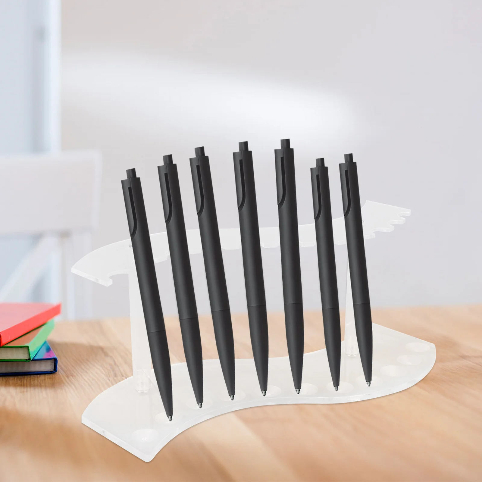 

Acrylic Pen Holder Pencil Eyebrow Pen Makeup Storage Rack Organizer Stand for Desk Display Makeup Brush Stand Pencil Holder