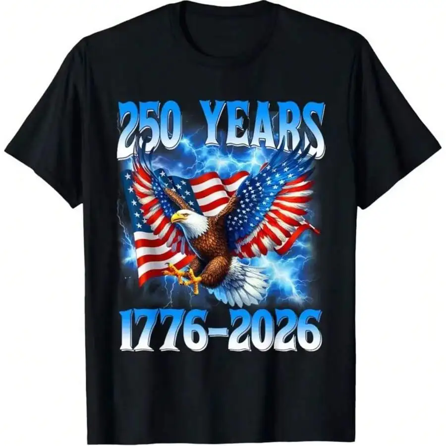 250th Anniversary American Eagle & Flag T-Shirt