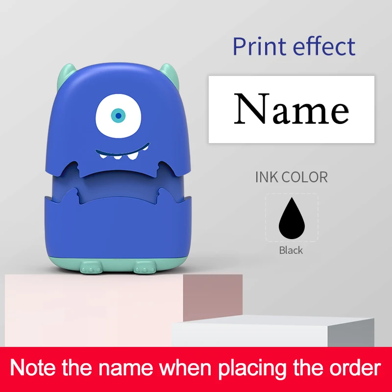 Benutzerdefiniertes Cartoon-Baby-Namenstempel-Set – wiederverwendbar für Baumwoll-/Modal-Kleidung und Schultaschen, ungiftige, wasserfeste Tintenversiegelung