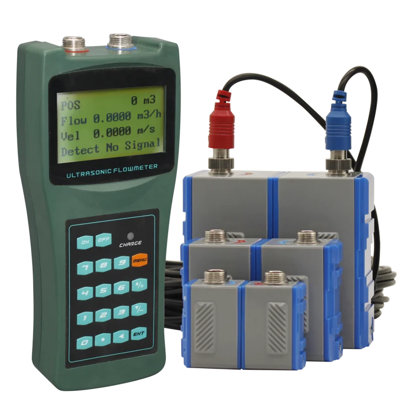 Portable Bracket Clamp On Handheld Ultrasonic Flowmeter