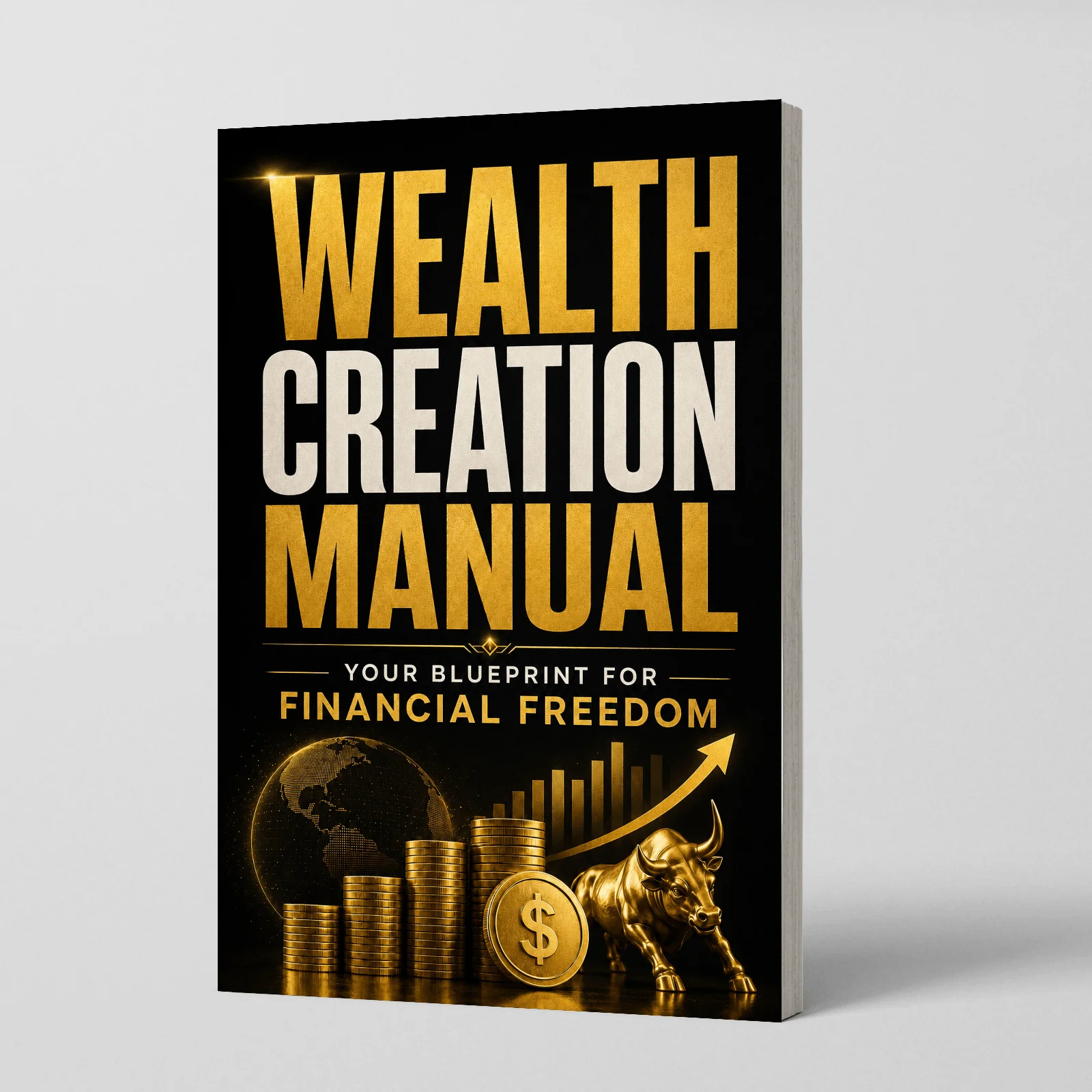 Wealth Creation Manual, Financial Freedom Blueprint Book for Money Mindset, Income Growth, Asset Building, Smart Investing