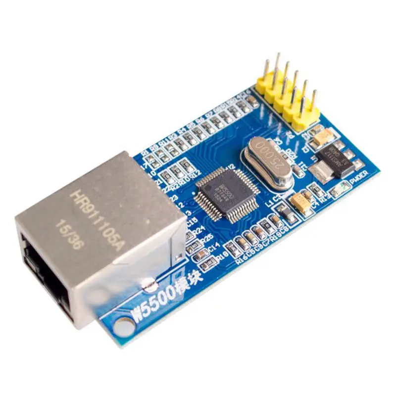 W5500 perangkat keras modul jaringan Ethernet Tcp/Ip 51/Stm32 Program pengontrol mikro lebih dari W5100