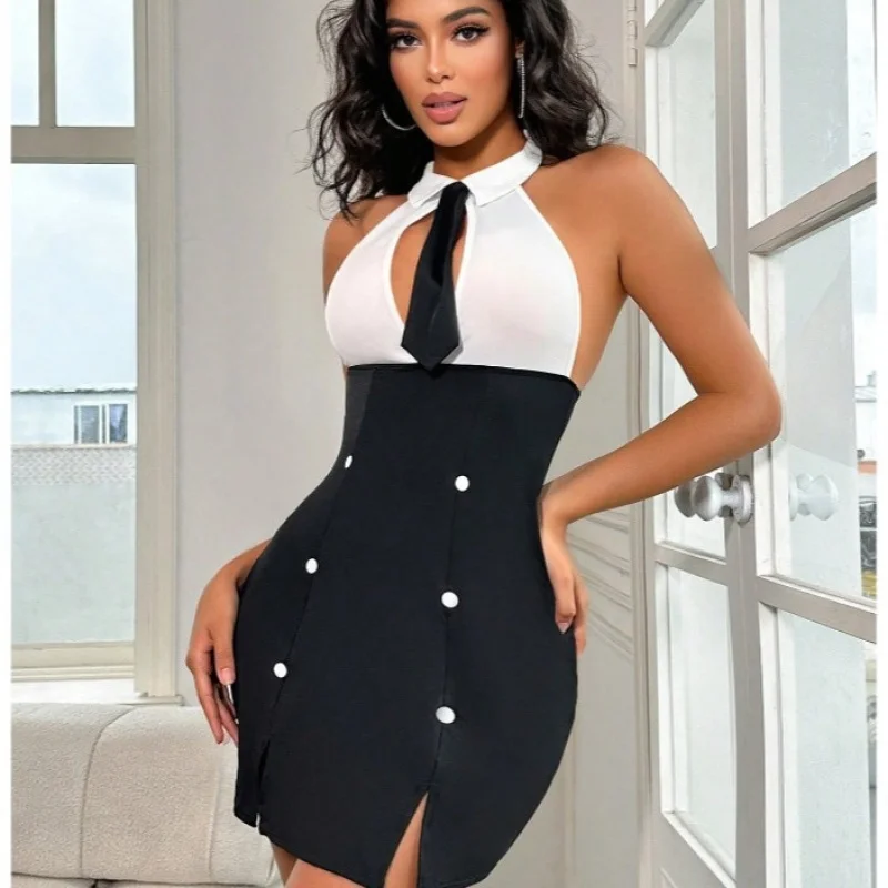 

New European American style women's secretary uniform bodycon skirt outfit