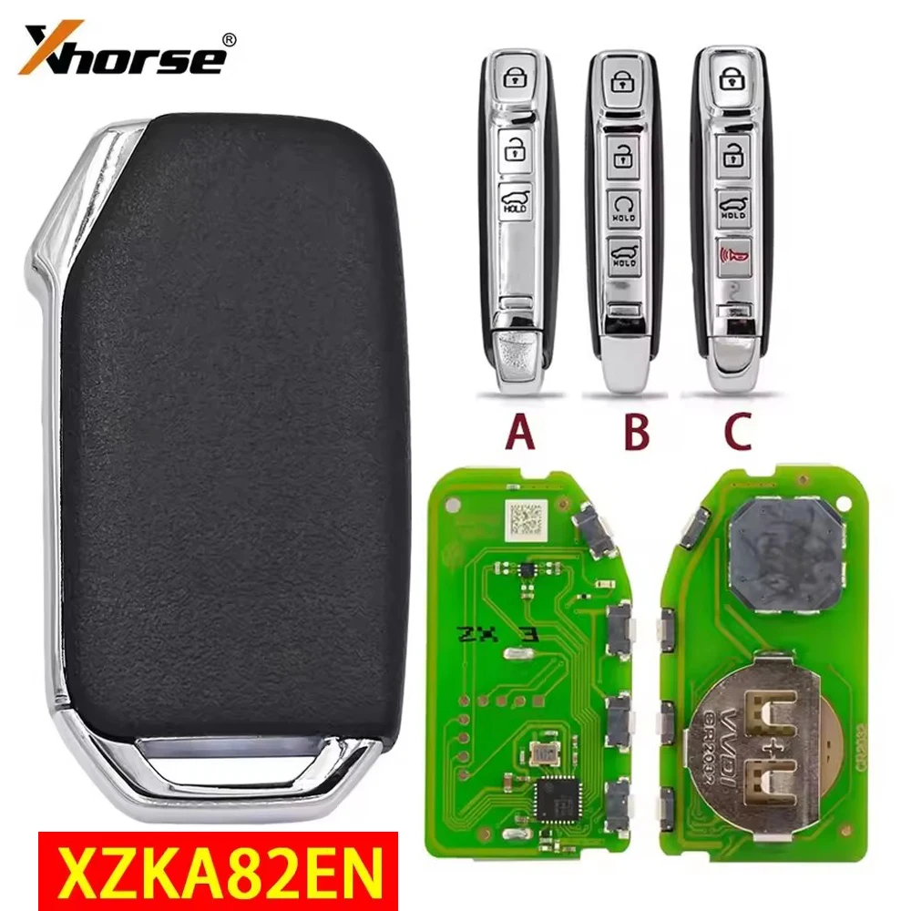 

Xhorse VVDI XZKA82EN 3/4 кнопки печатной платы пульт дистанционного управления для Kia Sportage Ray Sorento Soul Telluride Cerato 2020 K5 K8 K3 KX3 KX7 Seltos