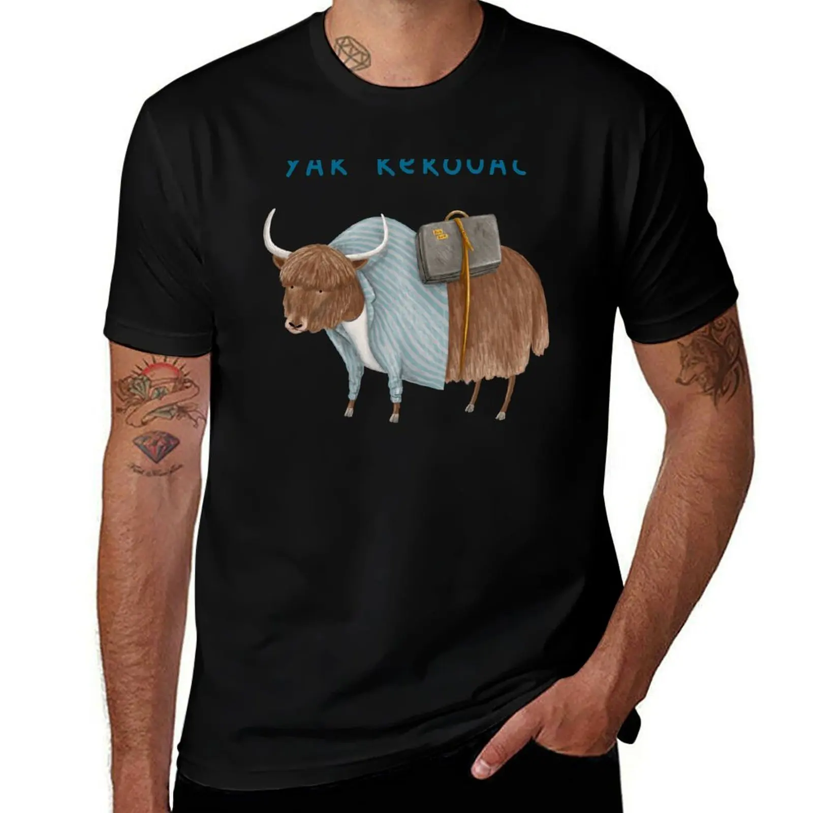 Yak Kerouac T-Shirt Dry Fit Athletic Short Sleeve Shirt T-Shirt