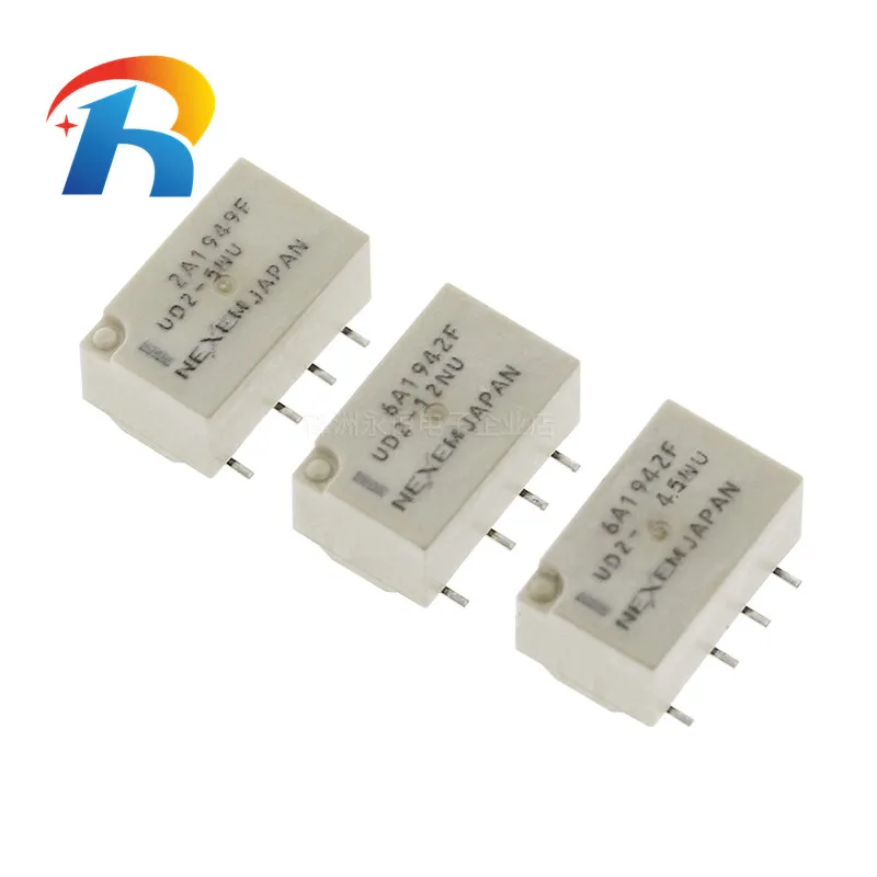 NEW 5PCS SOP Low Signal Relay UD2-5NU 5VDC UD2-4.5NU 4.5VDC UD2-12NU 12VDC  Micro relay two open two closed 8PIN