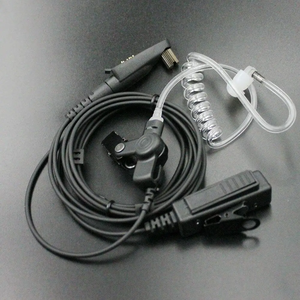 Anysecu Air Tube Earpiece VOX PTT Mic Acoustic Headset for4G Network Radio A970S A420 F22 F25 W5 Kirisun DP660 DP665 TP620 TP660