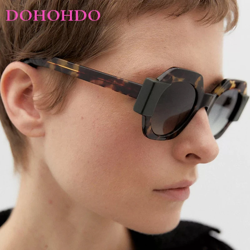 Fashion Personality Polygonal Mens Sunglasses Popular Brand Designer Outdoor Sunglasses Female Traveling Drive Sun Glasses UV400