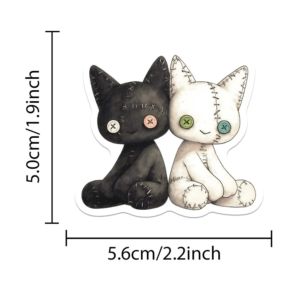 10/50pcs Gothic Absurd Fairy Tale Monsters Animal Stickers Funny Cartoon Graffiti Decal for Laptop Luggage Scrapbook Diy Sticker