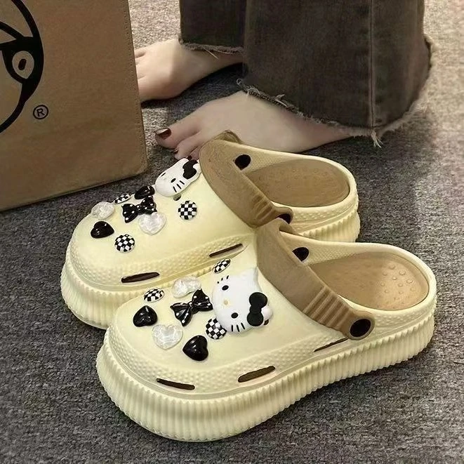 متعة ولطيفة القط هول حذاء زهرة مشبك الإبداعية انفصال الأحذية الديكور مشبك الأحذية DIY