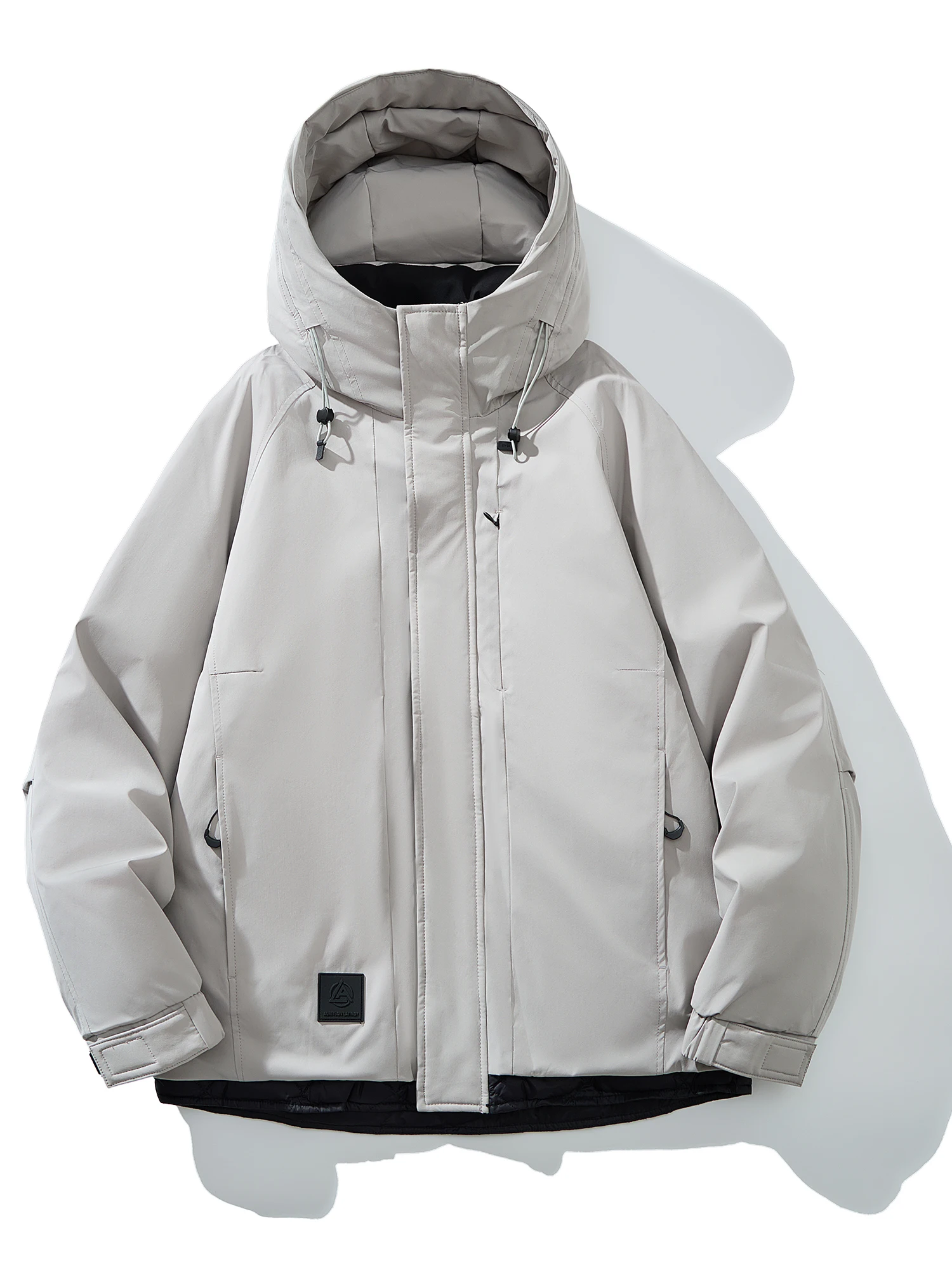 

High Quali Hangzhou Goods 90 down Fce Jaet Men's Parka Coat Casual Sle Polyester Fiber Fillling Zipper Closure ort...