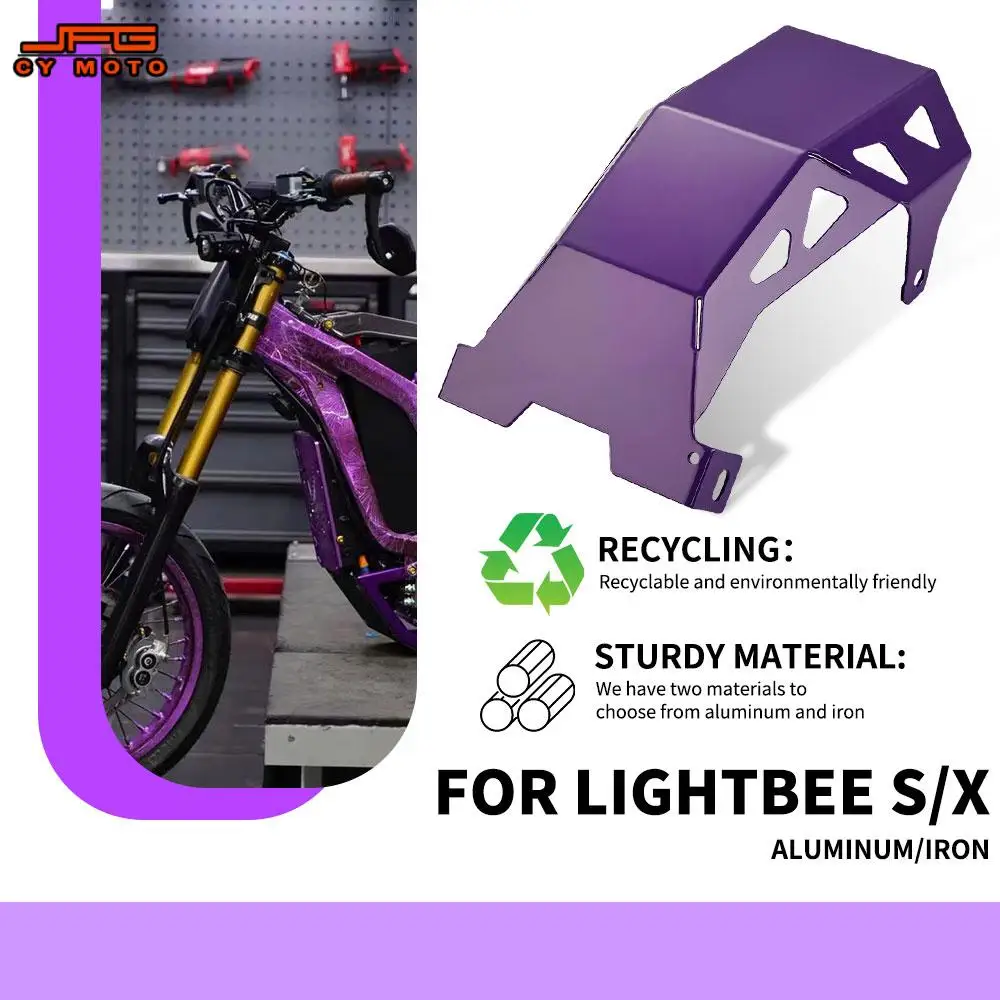 

Защита шасси мотоцикла, защита для электрического велосипеда для бездорожья для Surron Lightbee Light Bee S X, мотокросс JFG, алюминиевые железные детали