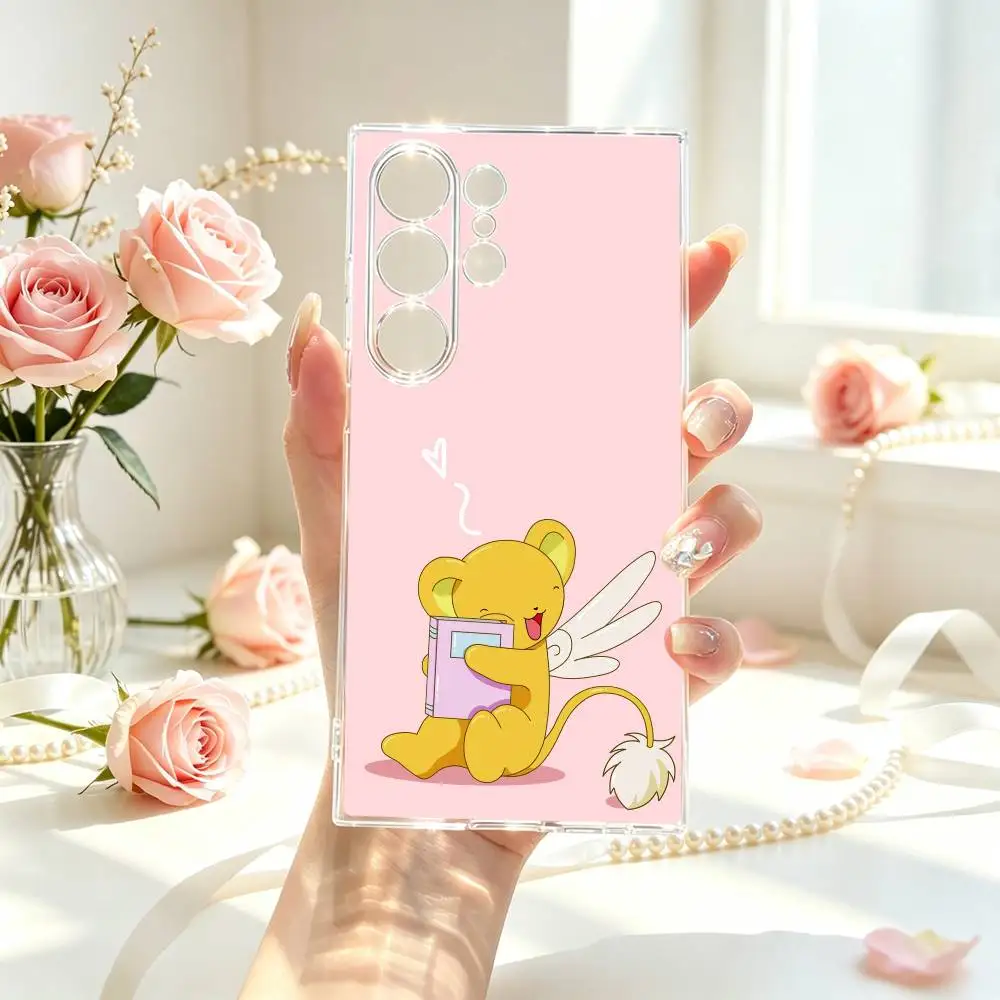 Popular Anime Kero-chan Phone Case For Samsung S25,S24,S21,S22,S23,S30,Ultra,S20,Plus,Fe Transparent Cover