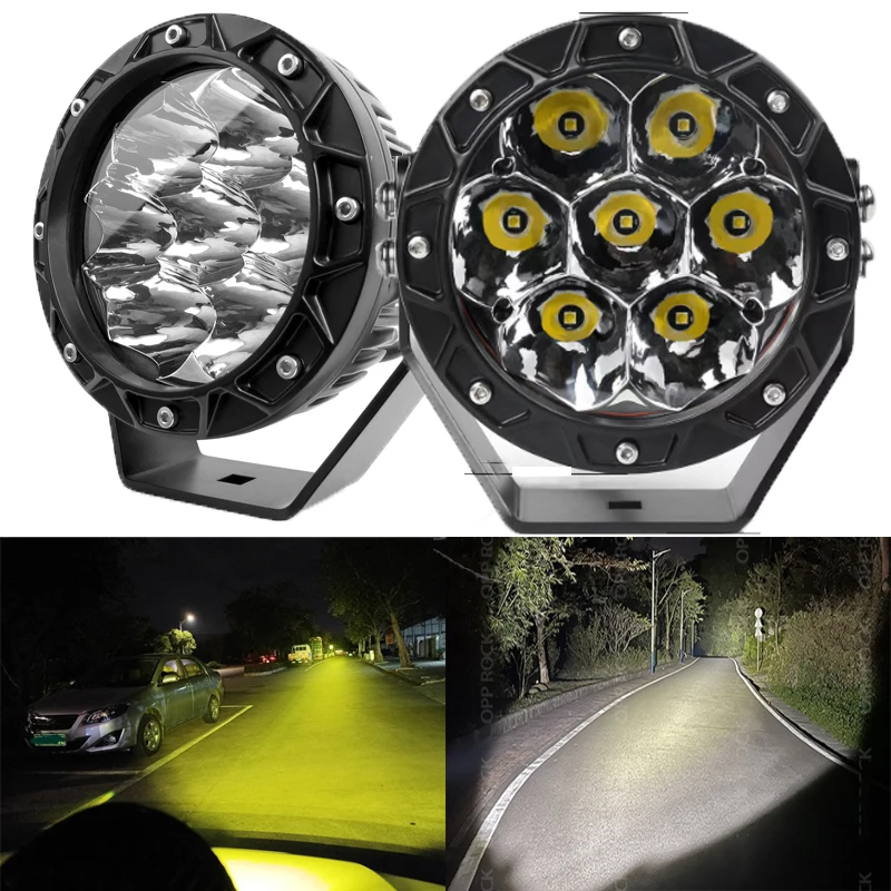 

5'' Ultra Bright LED Work Light Spotlight Fog lights Bar For Car Motorclycle off Road ATV SUV Auxiliary Lamp For Jeep Wrangler