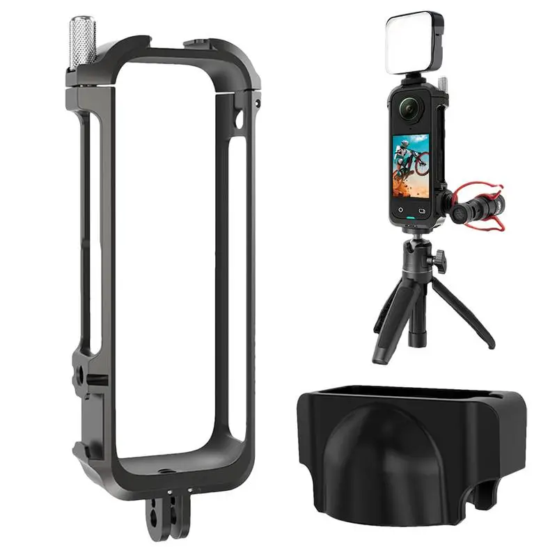 Camera Frame Cage Shock Proof Metal Frame Housing Portable Camera Cage Anti-Fall Protector Anti-Collision Protective Housing