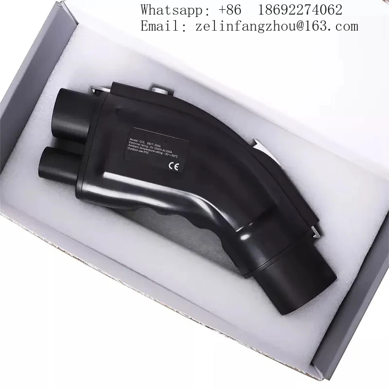 

CCS2 To GBT DC EV Fast Charging Adapter 200A 1000V Charging Connector For GBT Standard Electric Vehicle Charging Parts