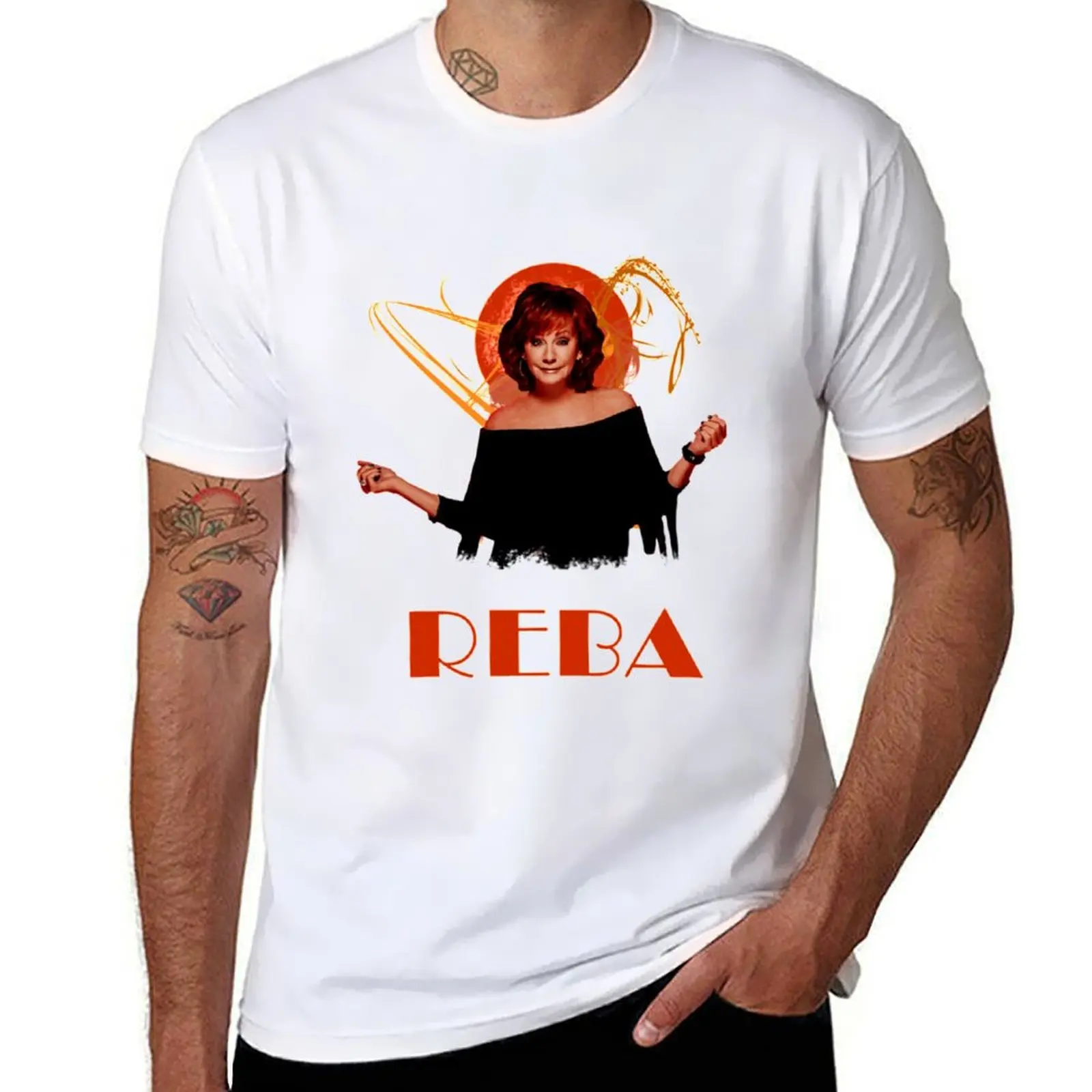

Reba McEntire T-Shirt man t shirts high quality luxury brand man tshirt T-Shirt