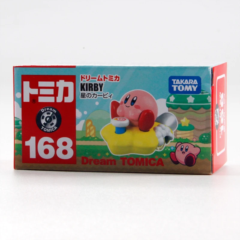 TAKARA TOMY Tarjeta de ensueño Kirby Star Kirby modelo de aleación fundido a presión, colección de juguetes decorativos para niños, regalos de vacaciones para niños