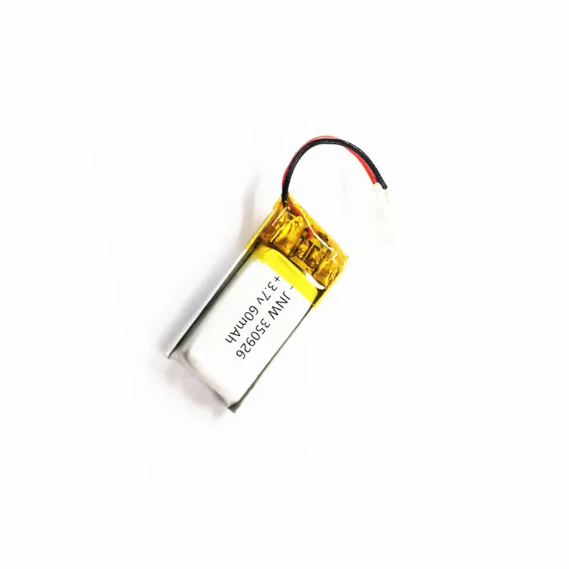 350926 60mAh 3.7V Lithium Polymer Rechargeable Battery For MP3 MP4 GPS Bluetooth Earphone Recording Pen Smart Bracelet Camera