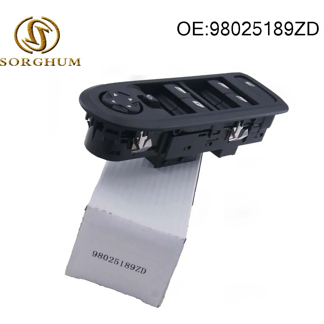 SORGHUM 98025189 Elektryczny główny przełącznik szyb ZD do PEUGEOT 301 2014-2017