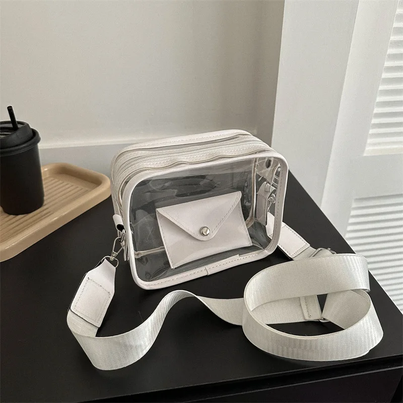 

Crossbody Bag for Women Shoulder Bags Fashionable Casual Purse and Handbags Transparent Jelly Bag Designer Bags Сумка Женская