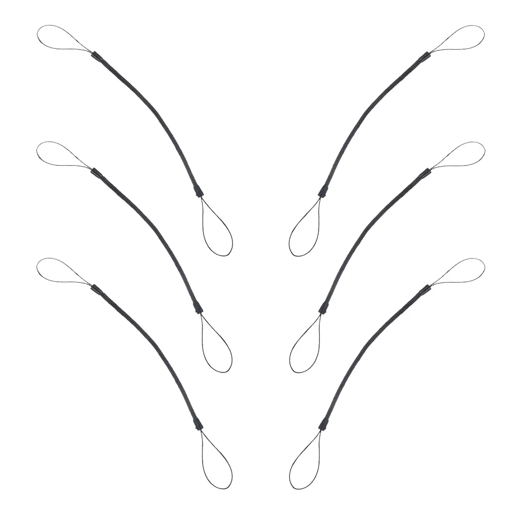 

6Pcs Stylus Pen Lanyard Phone Hanging Rope Retractable Bungee Tether for Tablet Drawing Pen Accessory Elastic Cord