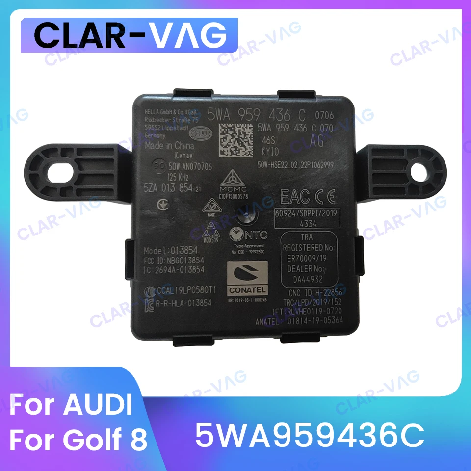 

5WA 959 436C безключевой модуль для VW Golf MK8 для Audi A3 8Y для Skoda один ключевой стартовый модуль 5WA959436C