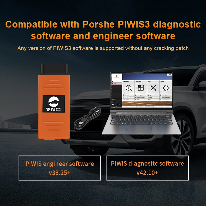 VNCI PT3G For Porsche Diagnostic Interface Compatible With Porsche PIWIS Software Drivers Plug and Play