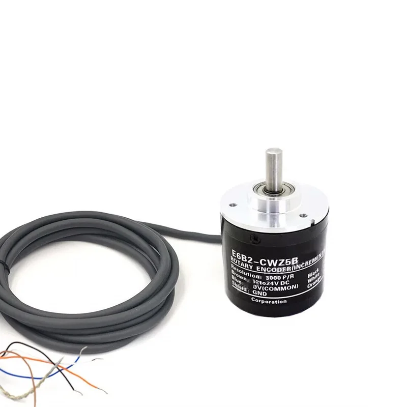 Incremental Optical Rotary Encoder E6B2-CWZ5B 10P/R~5000P/R, Available in Options of 10PR, 100PR, 1000PR, 2000PR, and 2500PR. E6