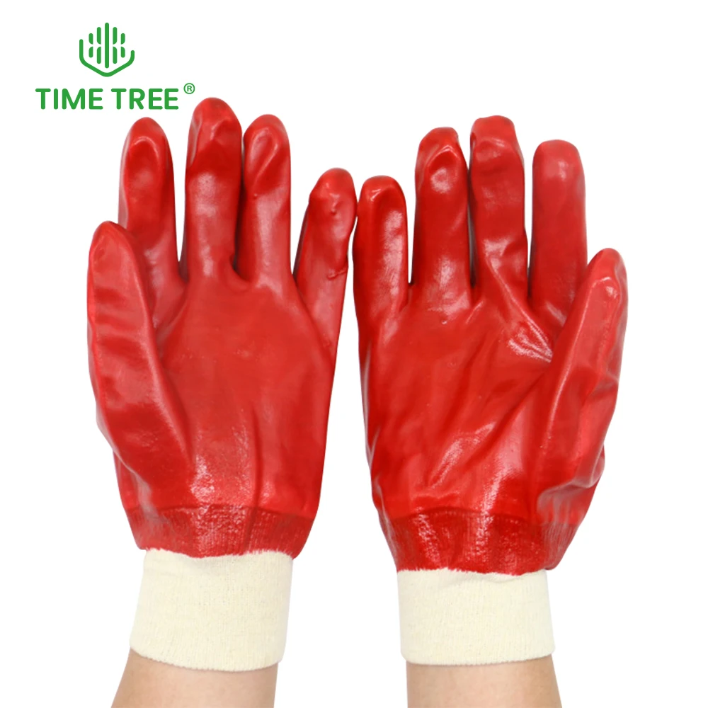 

Rubber Gloves Working Gloves Oilproof Acid And Alkali Resistant PVC For Men Construction Women Garden Wear-Resistant Thickened