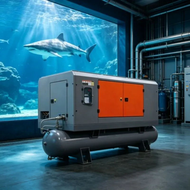 With PLC Controller Screw Air Compressor 22KW 30HP 8Bar 10Bar 13Bar Air Cooled Lubricated Rotary Compressor for Workshop Use