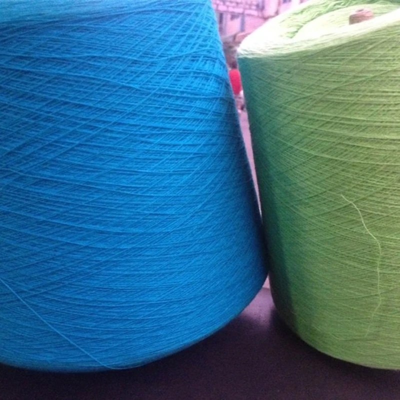 10 Cone 20s/2 100% Cotton Yarn For Knitting Clothes Thread Half Combed In 300 Colors Eco-Friendly Healthy Yarn
