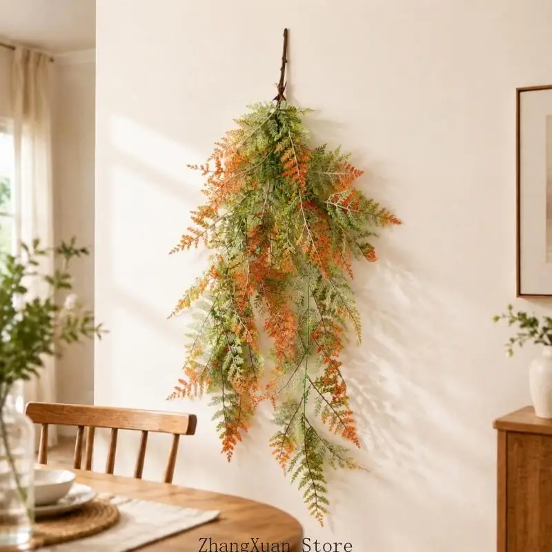 Künstlicher hängender Blattakzent, realistischer Pflanzentropfen für Thanksgiving-Hintergründe, Innentüren und Hausecken, 3 x – Detail 3