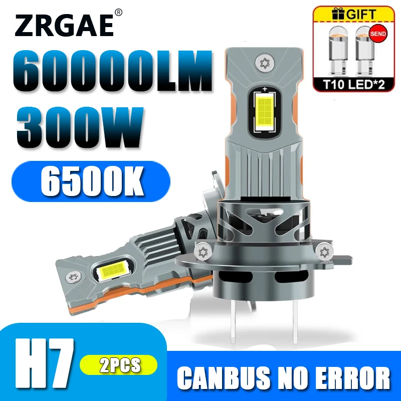 

Led H4 H7 Car Headlight Canbus 60000LM 200W H1 H3 H11 HB3 9005 HB4 9006 With Fan Turbo Lamp HIR2 9012 12V Original Bulb 6500K