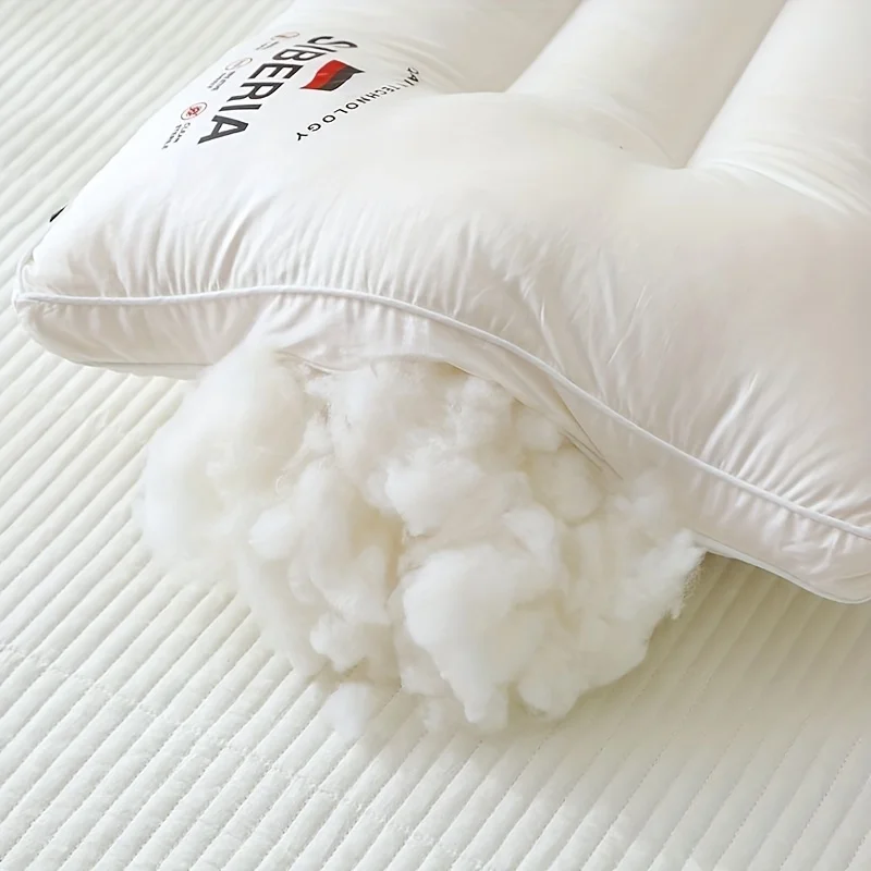 وسائد فندقية مصممة خصيصًا لحماية الرقبة ومساعدة النوم، مناسبة لمختلف أوضاع النوم