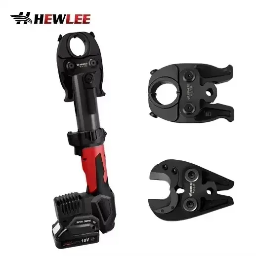For HZT-300C Portable Battery Hydraulic Professional Compression Crimping Tool 42KN Output Cu10-300mm Crimping Range